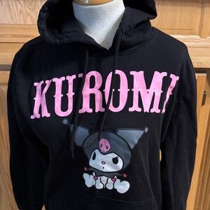 Sanrio Kuromi Hoodie With Plush Ears Hot Topic Size SM Women's Sweatshirt